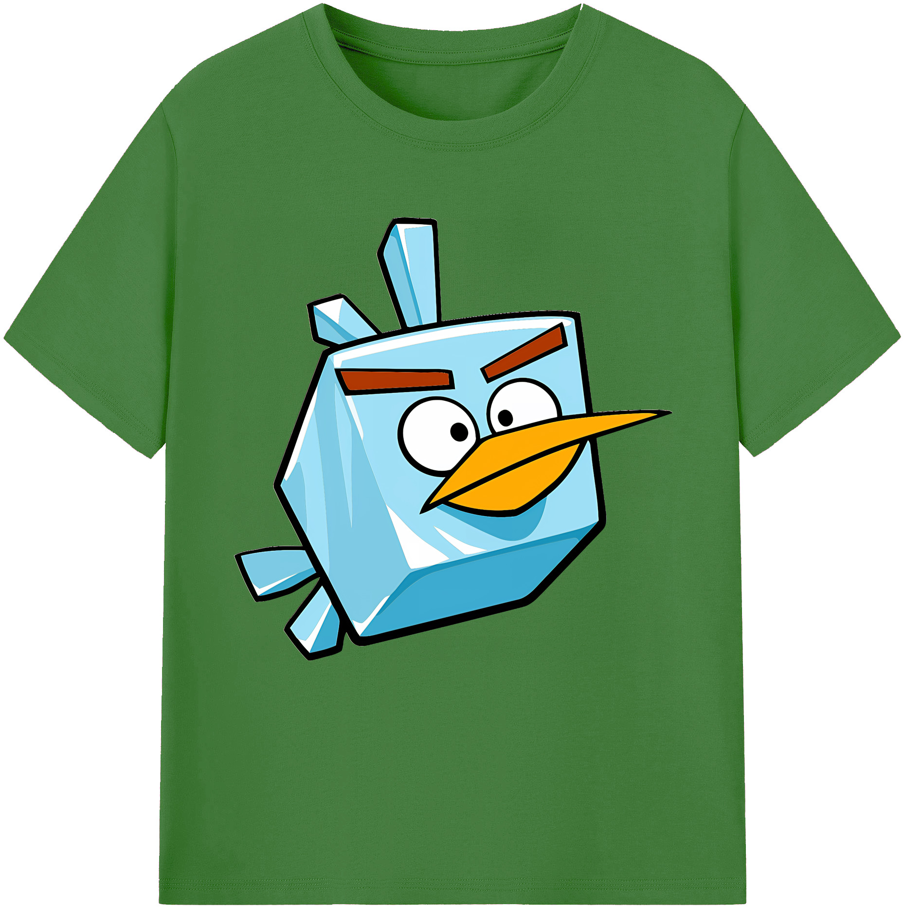 （画像用） Angry Birds アングリーバード レディースカジュアルプリントTシャツ（綿100％）